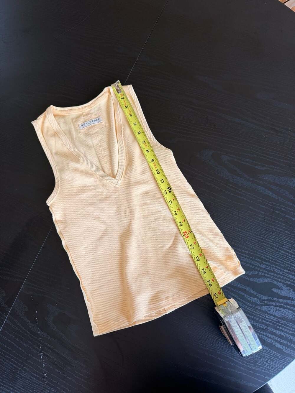 We The Free Ribbed V-Neck Tank Top - Picture 6 of 6